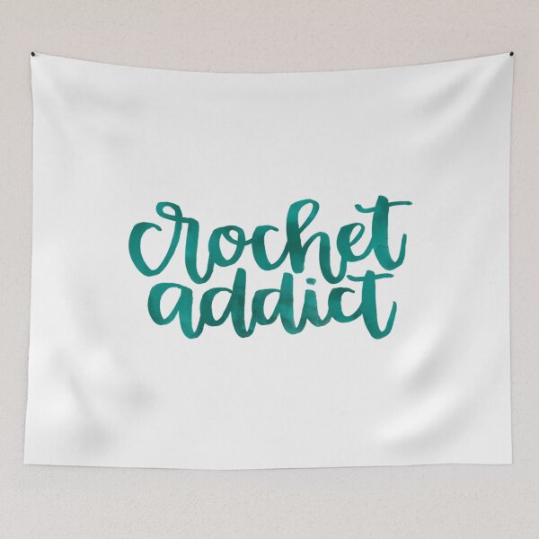 Item preview, Crochet Addict Yarn Typography designed and sold by atvbmshvd86.