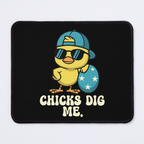 Item preview, Chicks Dig Me Cool Duck Cartoon Design designed and sold by vikingstshirts.