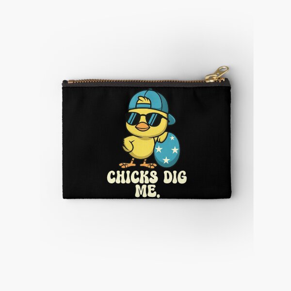 Item preview, Chicks Dig Me Cool Duck Cartoon Design designed and sold by vikingstshirts.