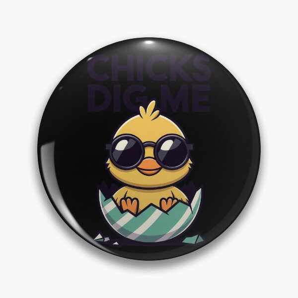 Item preview, Chicks Dig Me Funny Duck Egg Design designed and sold by vikingstshirts.