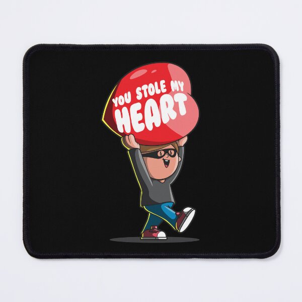 Item preview, Valentines Day - You stole my heart romantic love struck robber designed and sold by messy-nessie.