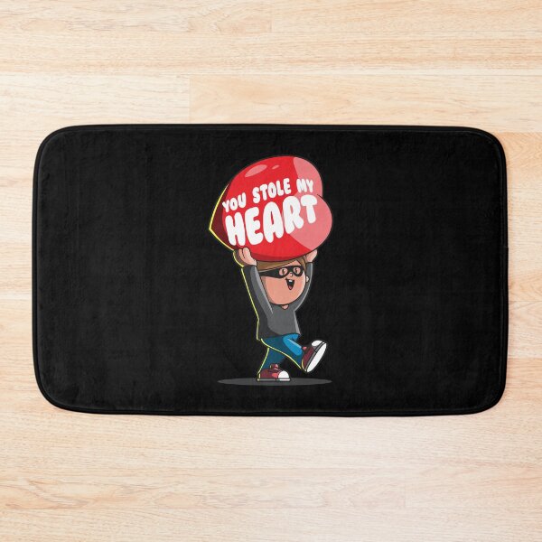 Item preview, Valentines Day - You stole my heart romantic love struck robber designed and sold by messy-nessie.