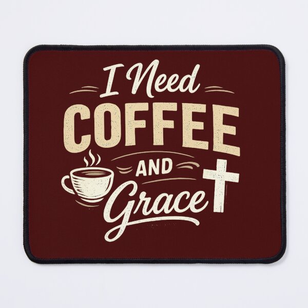 Item preview, I Need Coffee and Grace designed and sold by STUDIO2026.