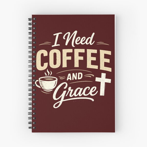 Item preview, I Need Coffee and Grace designed and sold by STUDIO2026.