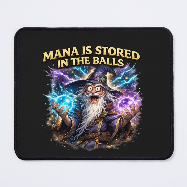 Item preview, „Wizard Holding Glowing Magic Orbs” designed and sold by madebysiwa.