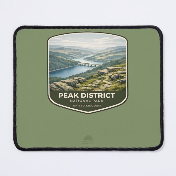 Item preview, Peak District National Park, United Kingdom | Iconic Trails & Peaks Series designed and sold by WanderUpNorth.