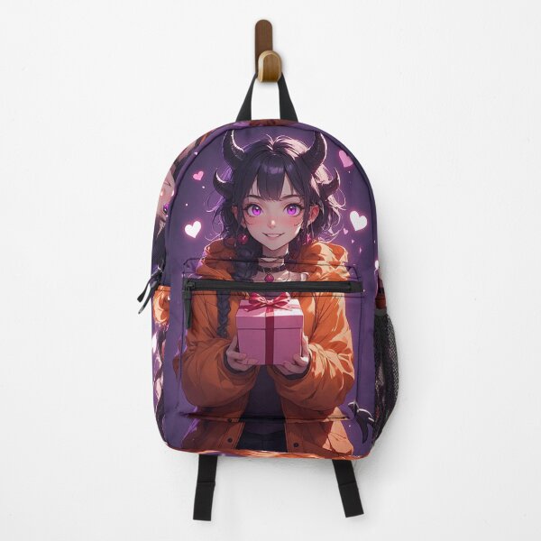 Item preview, Orange demon girl in love designed and sold by ArtsJulian.