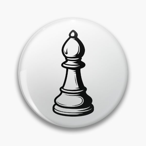 Artikelvorschau, Schach Läufer Figur entworfen und verkauft von StickaTime.