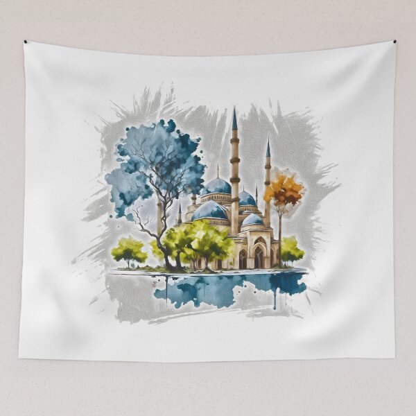 Item preview, Blue Mosque in Istanbul  designed and sold by Anas Arts.