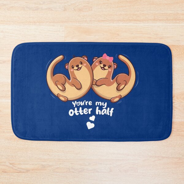 Item preview, Valentines Day - You're my otter half - significant otter designed and sold by messy-nessie.