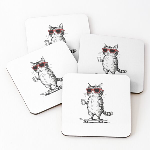 Item preview, The Daily Grind Cat designed and sold by ThinkQuietlyProject.