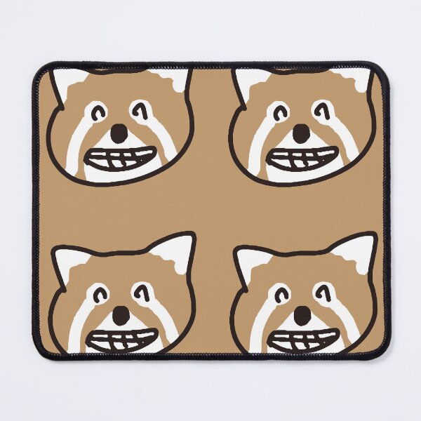 Item preview, nikoniko Redpanda smile animals Illustration designed and sold by witty_sheep.