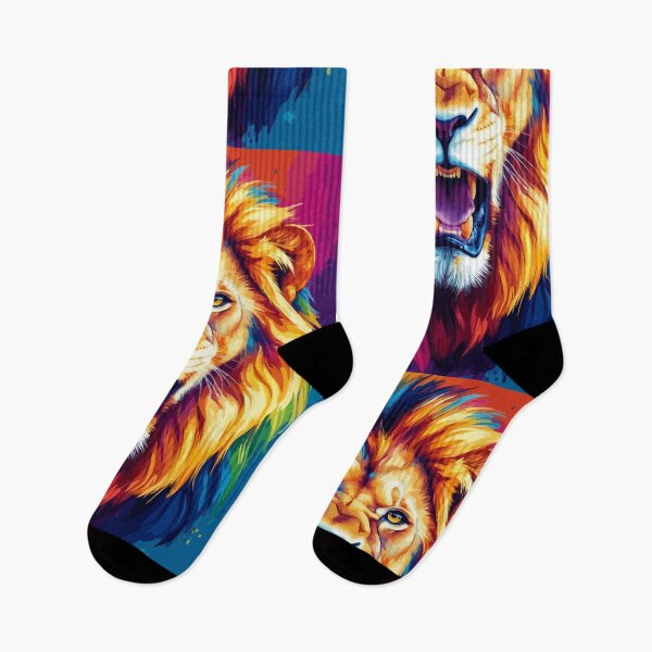 Item preview, King. Lion colorful pop art designed and sold by Grypis.
