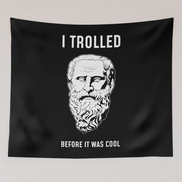 Item preview, I Trolled Before It Was Cool Funny Diogenes The Dog Quote Essential designed and sold by Adelzineddine.