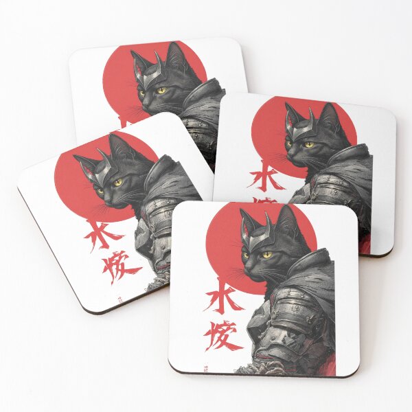 Item preview, Japanese Warrior Cat designed and sold by ThinkQuietlyProject.