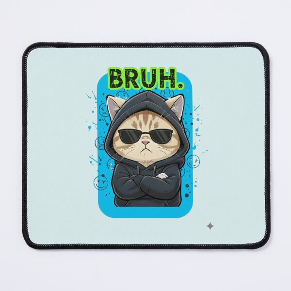 Item preview, Bruh Cool Cat Streetwear Graphic t-shirt designed and sold by 2OWLSTee.