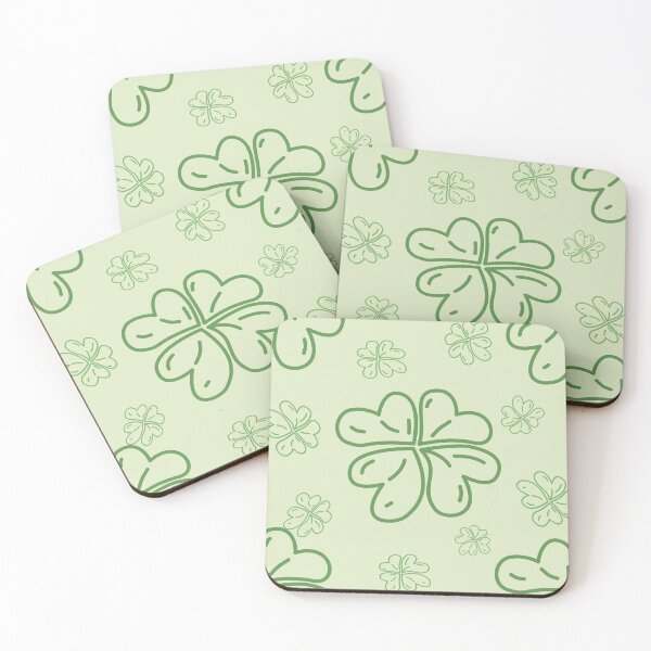 Item preview, Cute Green Four Leaves Pattern designed and sold by Chercheryellow.