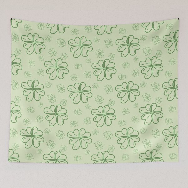 Item preview, Cute Green Four Leaves Pattern designed and sold by Chercheryellow.