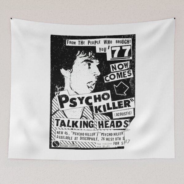 Item preview, Psycho Killer  Post Punk Vintage Design T-Shirt designed and sold by DominiqueCheval.