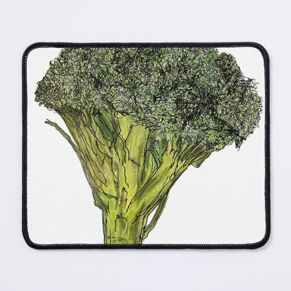 Item preview, Hand Drawn Broccoli designed and sold by Lena Draws.