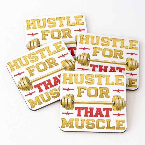 Item preview, Hustle For That Muscle Gym Motivation Workout Fitness designed and sold by Dxvect.