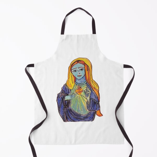 Item preview, Hand Drawn Mother Mary designed and sold by Lena Draws.