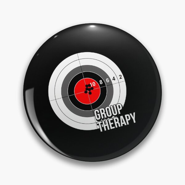 Item preview, Group Therapy Target Badge designed and sold by voeyykhu25.