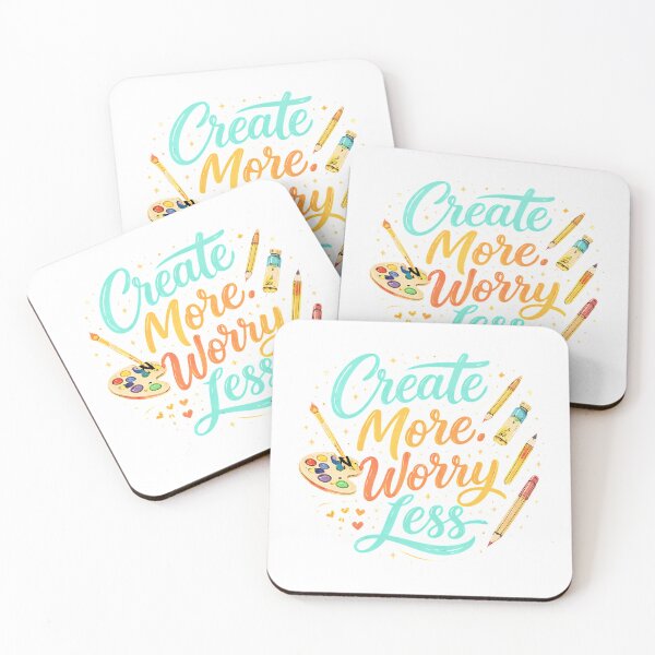 Item preview, Create More Worry Less designed and sold by STUDIO2026.