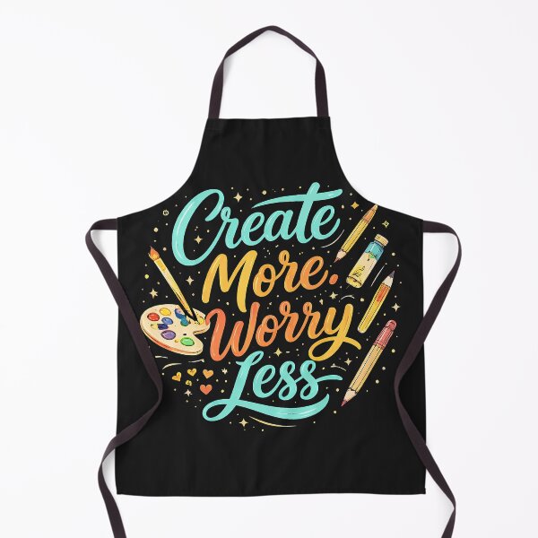 Item preview, Create More Worry Less designed and sold by STUDIO2026.