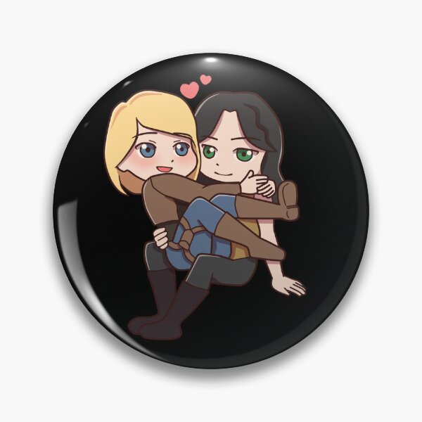 Item preview, Charlie & Kal Chibi (The Alpha God) designed and sold by lexaluthor.