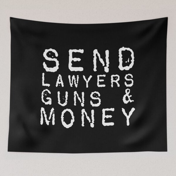 Item preview, Send Lawyers Guns And Money T-Shirt designed and sold by AlexandreFische.