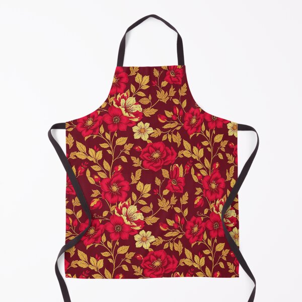 Item preview, Red and gold Floral designed and sold by sweetytops.