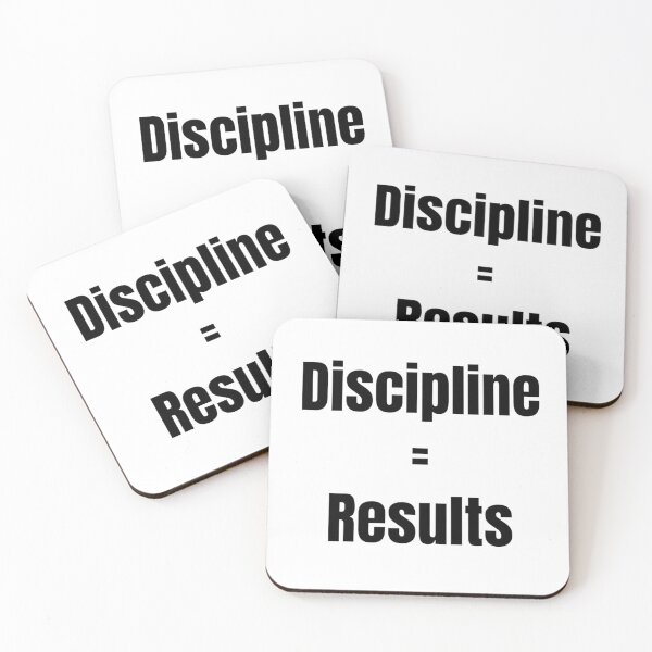 Item preview, Discipline Equals Results Gym Shirt | Fitness Motivation Quote Tee designed and sold by FitAuraStudio.
