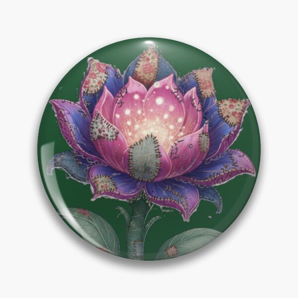 Item preview, Stitched Textile Blossom Design designed and sold by Ecosetereos.