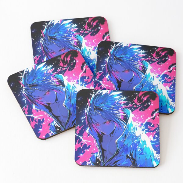 Item preview, Electric Fury: Anime Warrior in Neon Blaze designed and sold by Dyan4.
