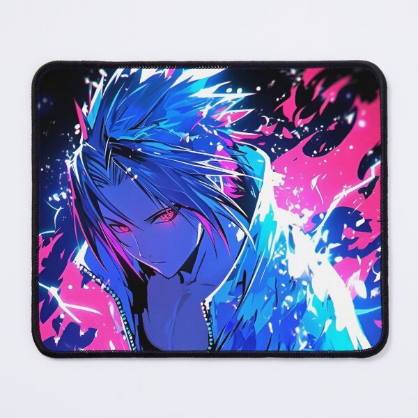 Item preview, Electric Fury: Anime Warrior in Neon Blaze designed and sold by Dyan4.