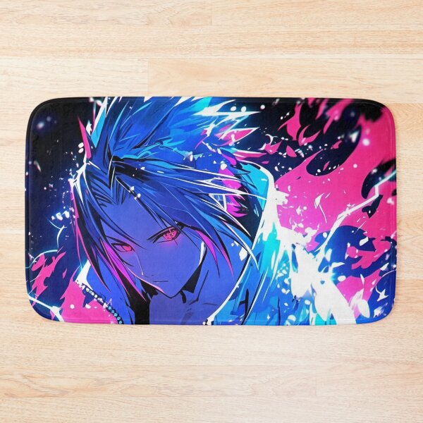 Item preview, Electric Fury: Anime Warrior in Neon Blaze designed and sold by Dyan4.