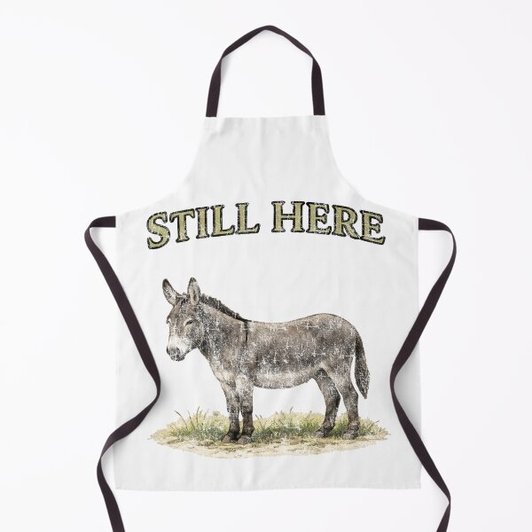 Item preview, Still Here Donkey Funny Minimal Animal Illustration designed and sold by House-of-Roc.