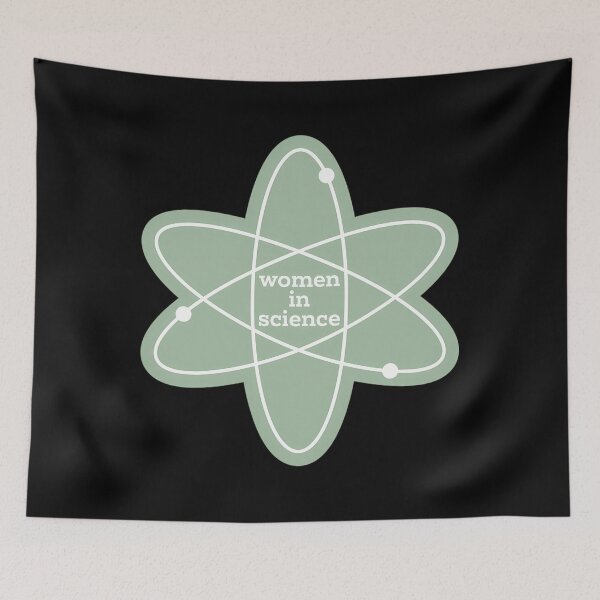Item preview, Women In Science Atom Badge designed and sold by voeyykhu25.