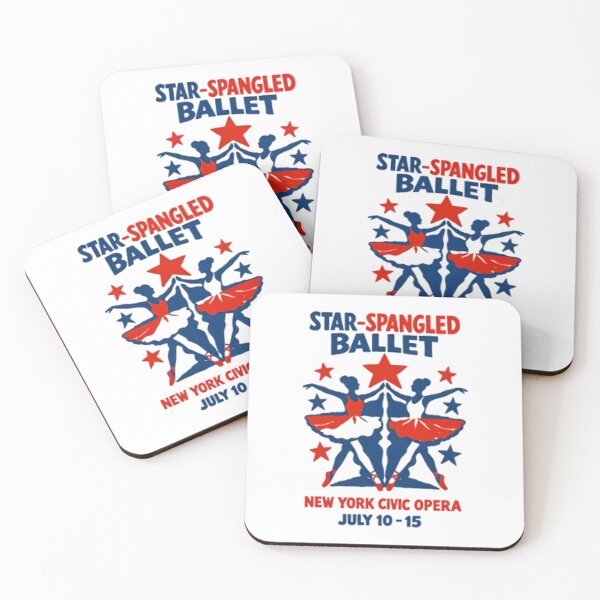 Item preview, Star-Spangled Ballet — Vintage New York Civic Opera Poster Style Illustration designed and sold by Colorful-Garden.