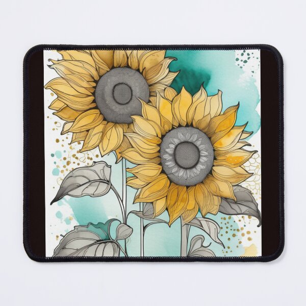 Item preview, Gilded Botanicals: Sunflowers No. 0026 designed and sold by FaerieFusion.