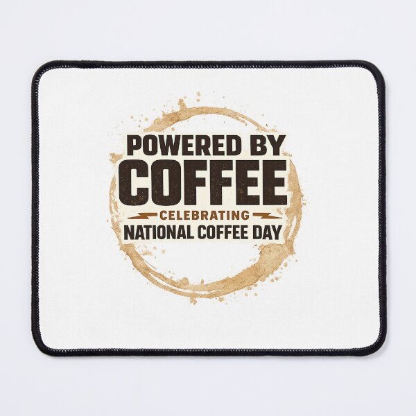 Item preview, National Coffee Day Cute Coffee Cup designed and sold by VYRON STUDIO.