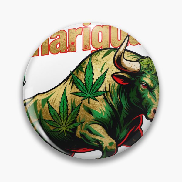 Item preview, Torero Marijuano Weed Bull Cannabis Culture Design designed and sold by Dxvect.