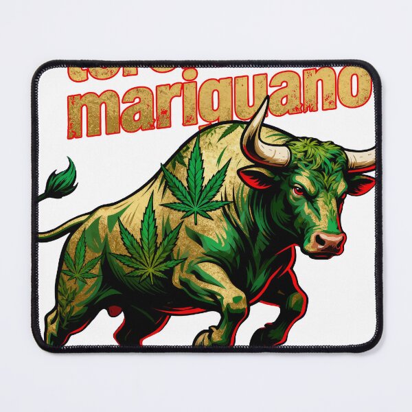 Item preview, Torero Marijuano Weed Bull Cannabis Culture Design designed and sold by Dxvect.