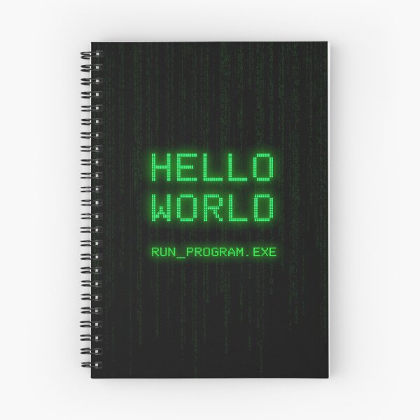 Item preview, Hello World Coder - Retro Terminal Glitch designed and sold by ThePromptStudio.