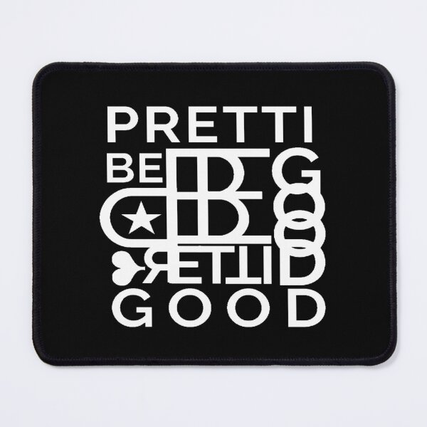 Item preview, BE PRETTI GOOD logo in B&W designed and sold by Giulivo Store Graphic.