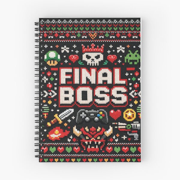 Item preview, Final Boss Gaming Knit Design designed and sold by Mauswohn.