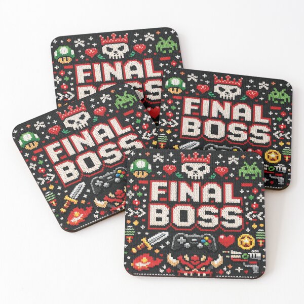 Item preview, Final Boss Gaming Knit Design designed and sold by Mauswohn.