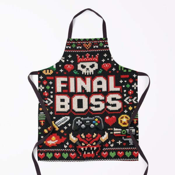 Item preview, Final Boss Gaming Knit Design designed and sold by Mauswohn.