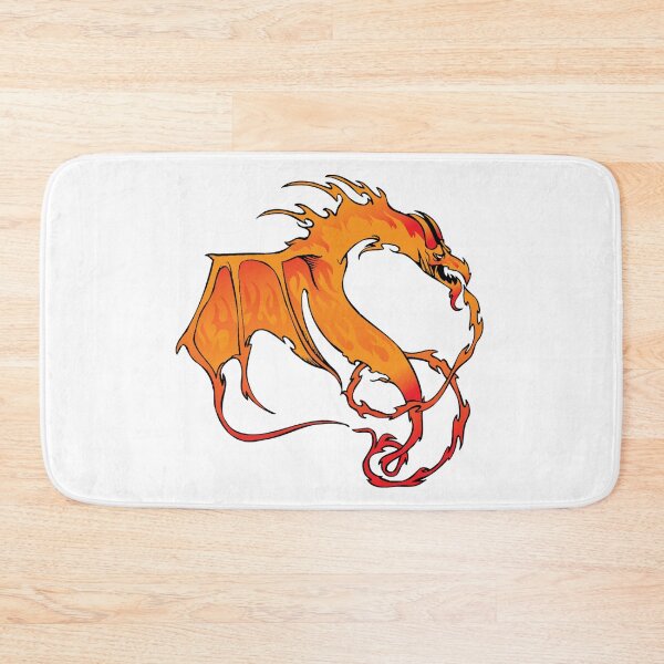 Item preview, Flaming Wyvern Fantasy Art designed and sold by NalayakNobita.